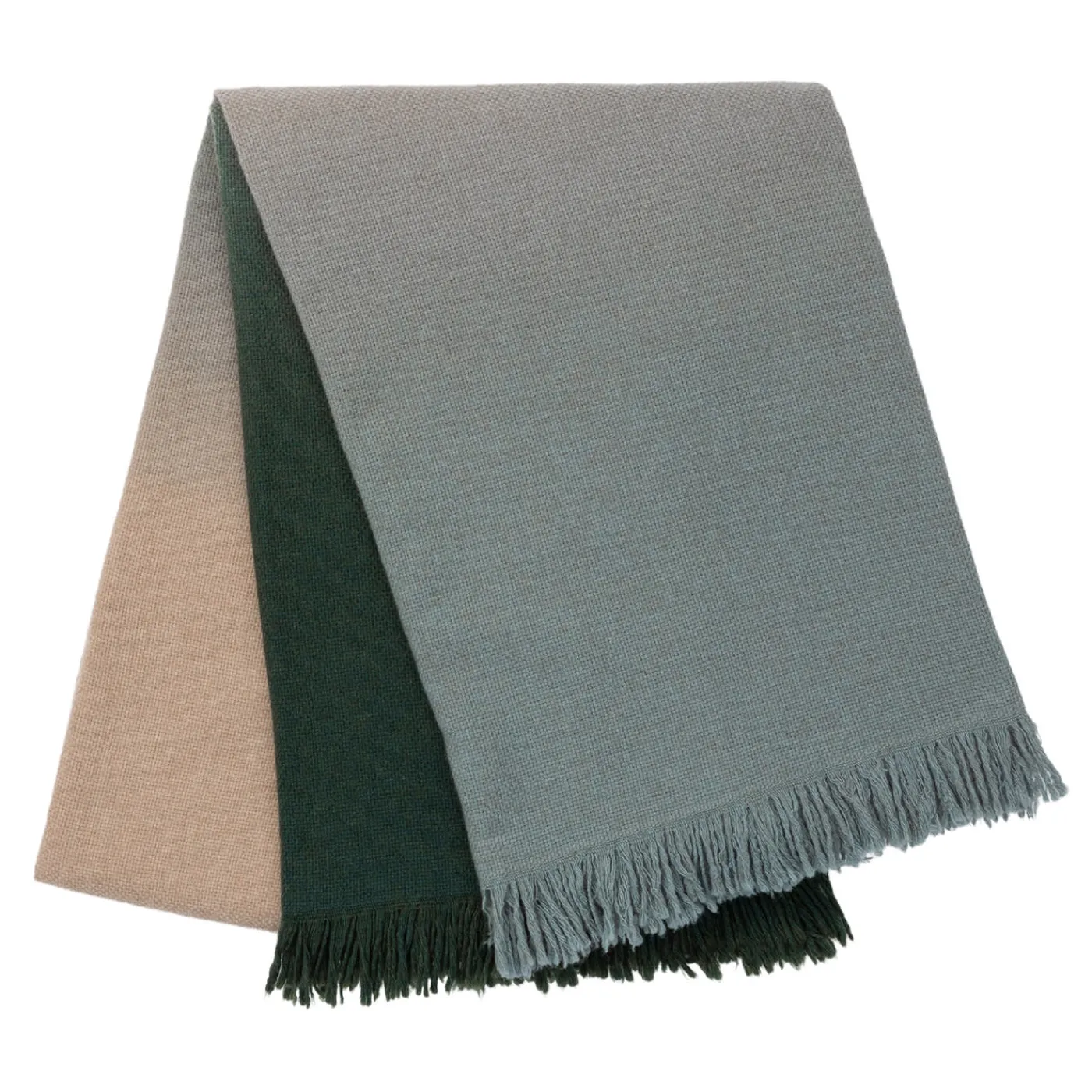 Villa Como Coperta sfumata bicolore #1> Coperte