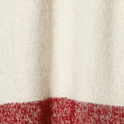 The House of Lyria Coperta Tela con frange in cotone e mohair bicolore><noscript><img width=