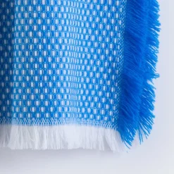 Masserano Cashmere Coperta Vida blu elettrico> Coperte