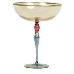 Griffe Montenapoleone by Vetrerie di Empoli Coppa Arlecchino su stelo medio> Centrotavola