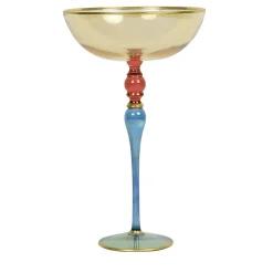 Griffe Montenapoleone by Vetrerie di Empoli Coppa Arlecchino su stelo alto> Centrotavola