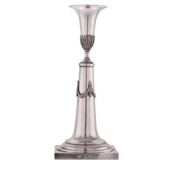 Argentiere Pagliai Coppia di candelabri in argento sterling del 1860><noscript><img width=