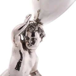 Argentiere Pagliai Coppia di candelieri Pitti in argento sterling><noscript><img width=