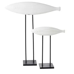 Bitossi Ceramiche Coppia di pesci di Aldo Londi> Statuine