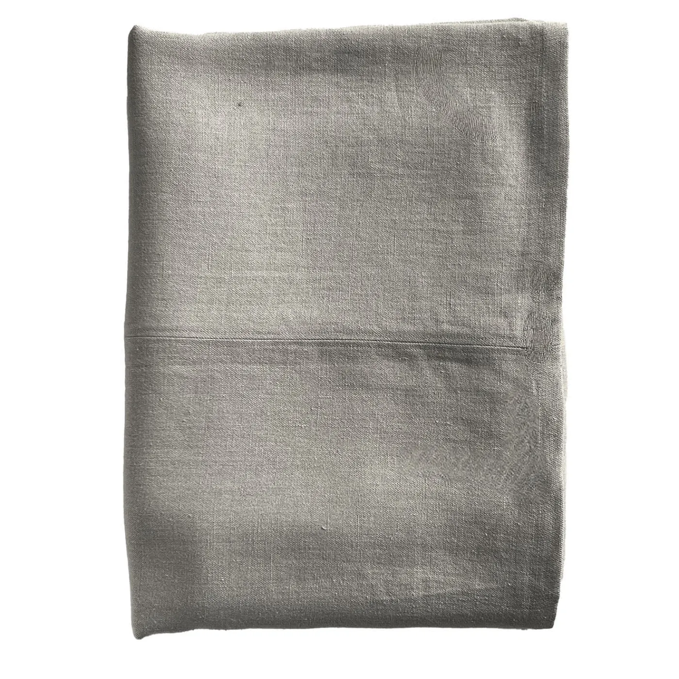 Once Milano Copriletto in Lino Pesante Sabbia con Cuciture> Biancheria Da Letto