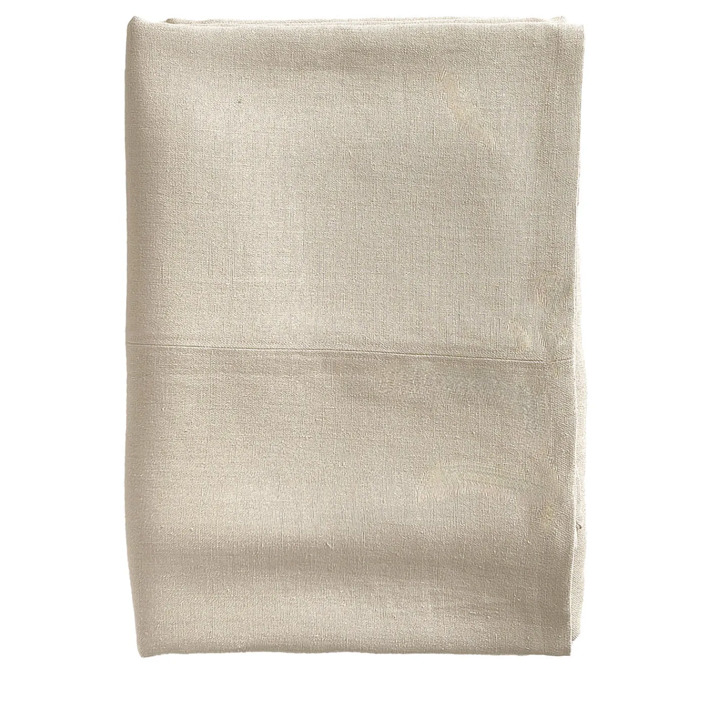 Once Milano Copriletto in lino pesante crema con cucitura> Biancheria Da Letto