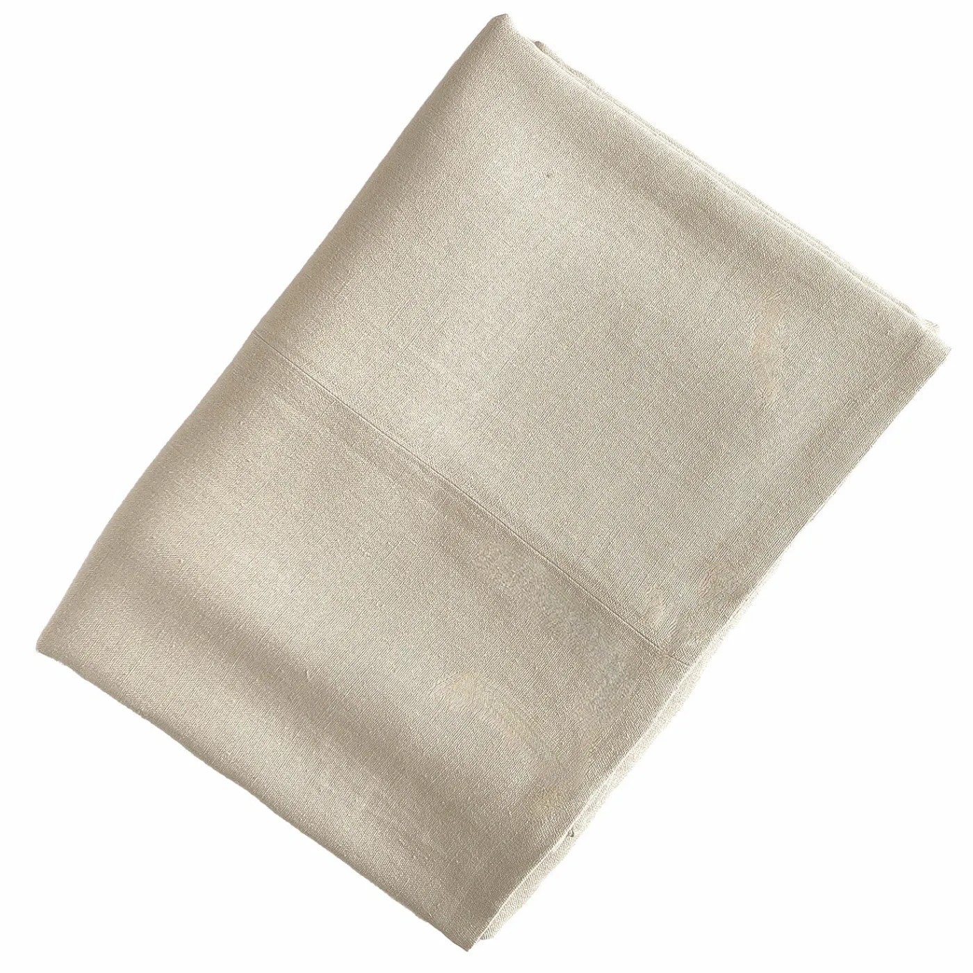 Once Milano Copriletto in lino pesante crema con cucitura> Biancheria Da Letto