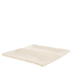 Once Milano Copriletto in lino pesante crema con profili> Biancheria Da Letto