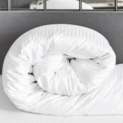 Verderoccia Copripiumino Athos Jacquard Bianco US King> Biancheria Da Letto