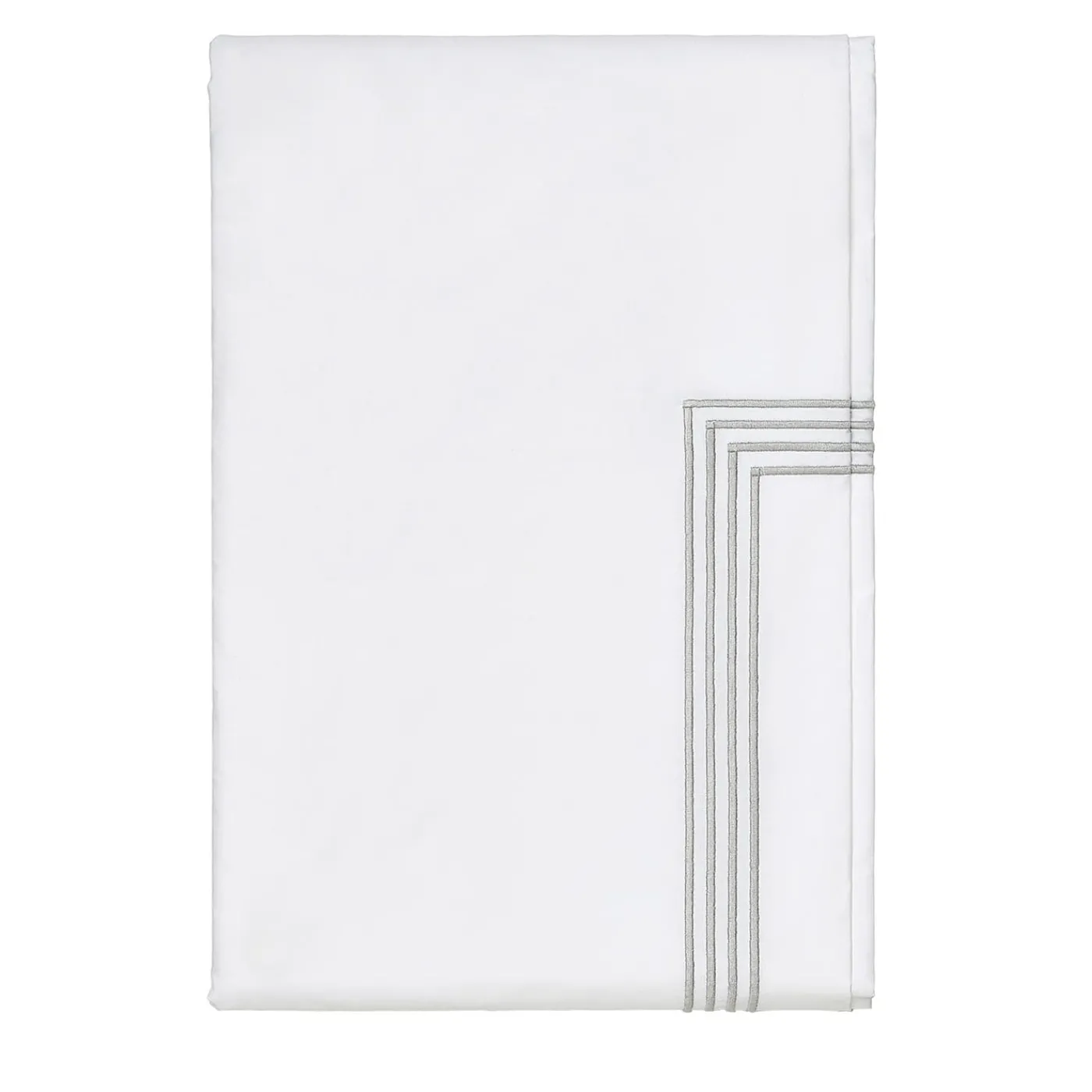 Verderoccia Copripiumino King americano bianco e grigio di Four Generations> Biancheria Da Letto