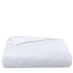 Rivolta Carmignani Copripiumino matrimoniale Waldorf Damasco Bianco> Biancheria Da Letto