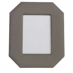 Cassigoli Cornice Ottagonale Del Monte 23 in pelle grigio luna> Cornici