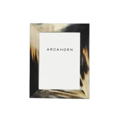 Arcahorn Cornice rettangolare Dafne in legno e corno scuro> Cornici