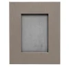 Pinetti Cornice rettangolare piccola in pelle color taupe> Cornici