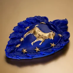 Cuore di Argilla Cuore in ceramica Zodiaco Capricorno> Sculture Da Parete