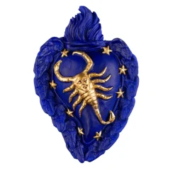 Cuore di Argilla Cuore in ceramica Zodiaco Scorpio> Sculture Da Parete