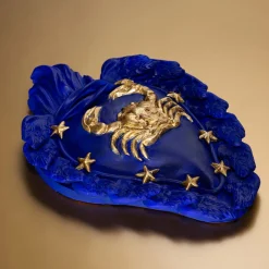 Cuore di Argilla Cuore in ceramica Zodiaco Cancer> Sculture Da Parete