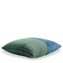 l'Opificio Cuscino Carrè Bis blu smeraldo> Cuscini