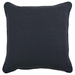 l'Opificio Cuscino Carrè blu in tessuto jacquard geometrico> Cuscini