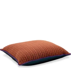 l'Opificio Cuscino Carrè in tessuto Jacquard bruciato Tricot> Cuscini