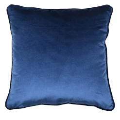l'Opificio Cuscino Carrè in Velluto di Seta Bluette> Cuscini
