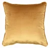 l'Opificio Cuscino Carrè in Velluto di Seta Oro> Cuscini