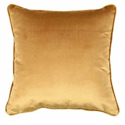 l'Opificio Cuscino Carrè in Velluto di Seta Oro> Cuscini
