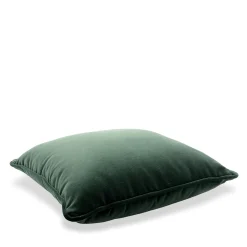 l'Opificio Cuscino Carrè in velluto verde scuro> Cuscini