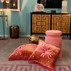 Anna Paola Cibin Cuscino con fiori di vetro><noscript><img width=