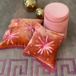 Anna Paola Cibin Cuscino con fiori di vetro> Cuscini