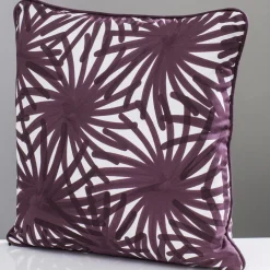 Livio De Simone Cuscino Fuochi Maroon> Cuscini