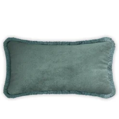 LO Decor Cuscino Happy in velluto bianco e verde verde acqua per coppie><noscript><img width=