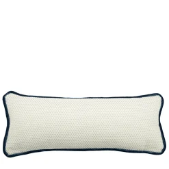 l'Opificio Cuscino Longue Rectangluar bianco in tessuto jacquard falso unitario> Cuscini
