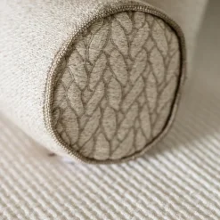 l'Opificio Cuscino Natural Roll Rullo in tessuto jacquard><noscript><img width=