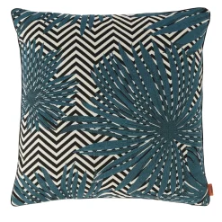 Missoni Home Collection Cuscino Ombre in Blu, Nero e Bianco> Cuscini