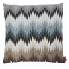 Missoni Home Collection Cuscino Phrae in Toni Grigi e Azzurri> Cuscini