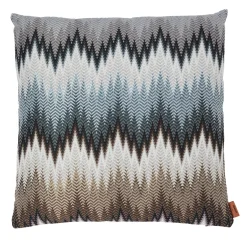 Missoni Home Collection Cuscino Phrae in Toni Grigi e Azzurri> Cuscini