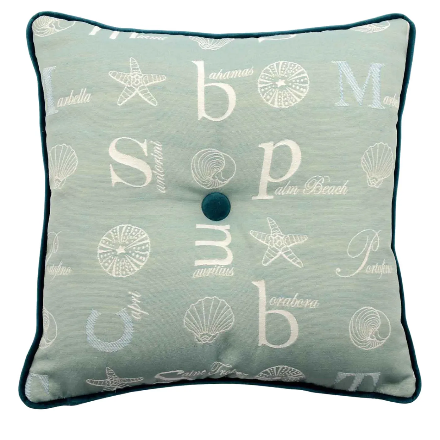 l'Opificio Cuscino quadrato Carrè in Tessuto Jacquard Riviera> Cuscini