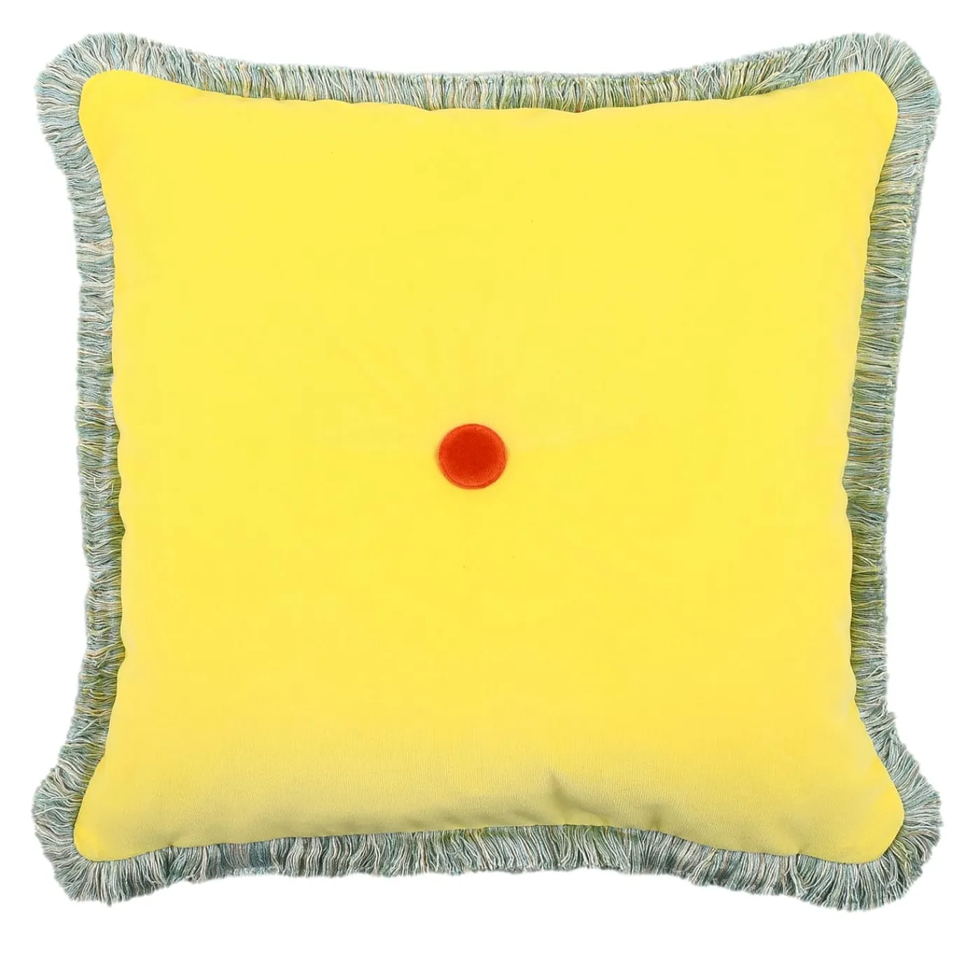 l'Opificio Cuscino Quadrato Giallo POPHUG di Pistacchio&Caffé> Cuscini