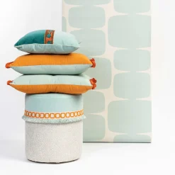 l'Opificio Cuscino Quadrato Verde in Edizione Limitata POPHUG di Pistacchio&Caffé><noscript><img width=