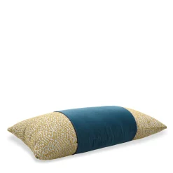 l'Opificio Cuscino Rectangolare di Filigrana Nebulosa con Fascia Azzurra Reverse> Cuscini