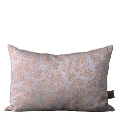 The House of Lyria Cuscino rettangolare Murcia in jacquard argentato e marrone con motivo floreale> Cuscini