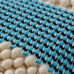 Tessile Medusa Cuscino Rombo Turchese Policromatico> Cuscini