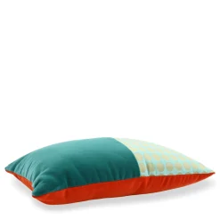 l'Opificio Cuscino Tiffany Bis in tessuto jacquard a pois><noscript><img width=