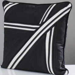 Livio De Simone Cuscino Tria bianco e nero> Cuscini