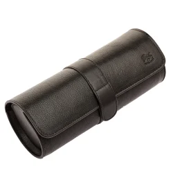 Il Bisonte Custodia per orologi e gioielli in pelle nera> Portagioie