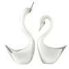 Fornace Mian Cynus Set di due cigni bianchi> Statuine