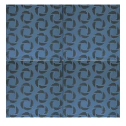 Studio Le Nid Daamè Set di 25 piastrelle quadrate blu #3> Piastrelle E Pavimenti