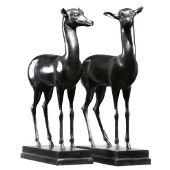 Fonderia Artistica Ruocco Daini Piccoli Coppia di Sculture> Statuine