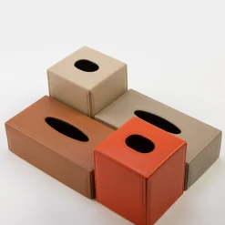 Foglizzo 1921 Daisy Seta Beige Scatola rettangolare per fazzoletti di carta><noscript><img width=